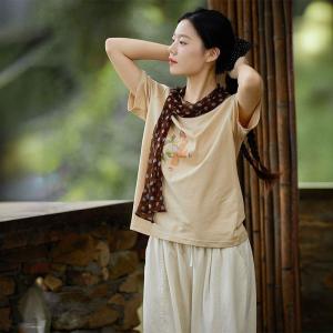 Girl Patterns Casual Oversized T-shirt