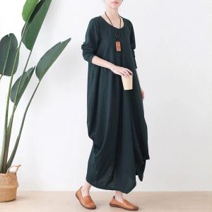 Asymmetrical Dark Green Designer Dress