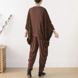 Fall Fashion Pleated Comfy Smock Pants