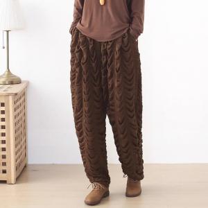 Lazy Day Comfy Pleated Carrot Pants