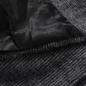 Wool Blend Midi Oversized Winter Coat