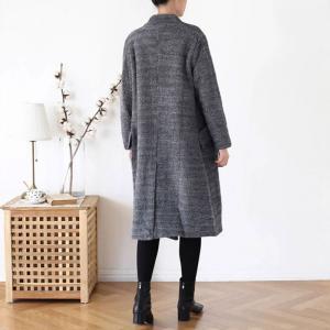 Wool Blend Midi Oversized Winter Coat