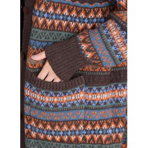 Autumn Style Totem Patterns Casual Cardigan