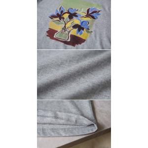 Vase Printed Long Sleeves Gray Sweatshirt