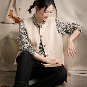 Ruffled Sleeves and Collar Floral Blouse