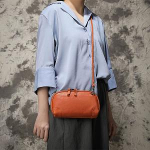 Vegetable Tanned Cowhide Leather Shoulder Bag