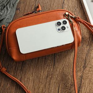 Vegetable Tanned Cowhide Leather Shoulder Bag