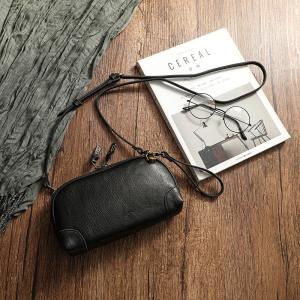 Vegetable Tanned Cowhide Leather Shoulder Bag