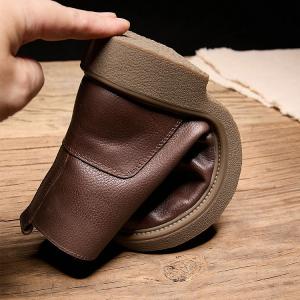 Fall Fashion Chunky Heels Martin Boots