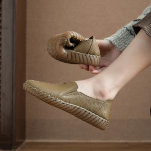 Handmade Leather Comfy Working Flats