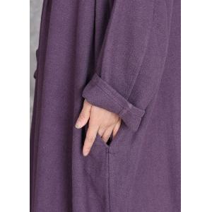 Solid Colors Chucky Linen Maxi Caftan Dress