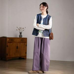 Colorful Flowers Lace Hem White T-shirt