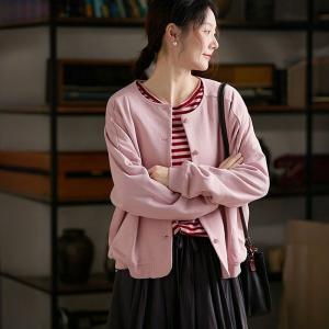 Button Down Oversized Pink Shacket