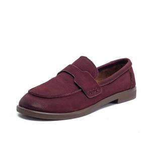 Comfort Casual Leather Teachers Loafers