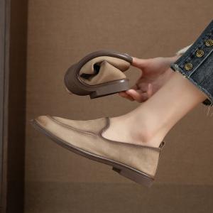 Causal Leather Slip-On Loafers