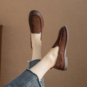 Causal Leather Slip-On Loafers