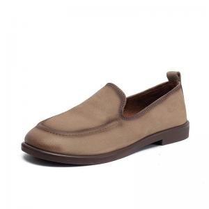 Causal Leather Slip-On Loafers
