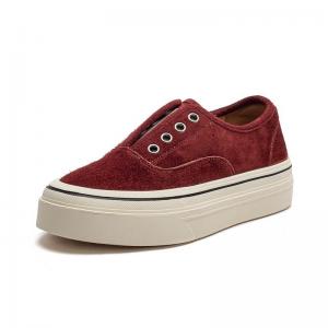 Solid Colors Slip-On Platform Sneakers