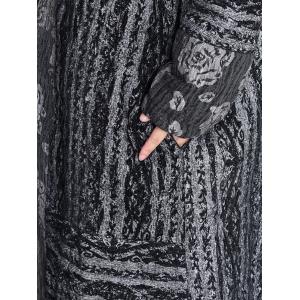 Stand Collar Winter Gray Padded Coat