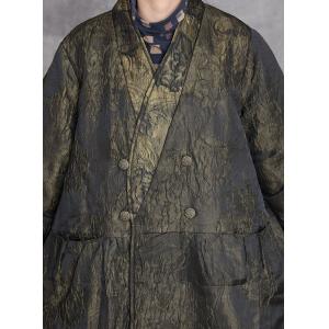 Winter Glittering Plus Size Oriental Padded Coat