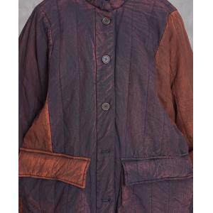 Bi-Colored Big Pocket Linen Midi Coat