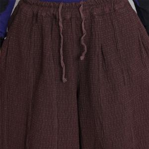 Lazy Day Plain Cotton Linen Loose Yoga Pants