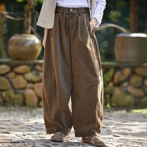 Designer Coffee Baggy High Rise Dad Jeans