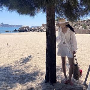 Handwoven Wicker Tote Bag Beach Vacation Picnic Shoulder Basket