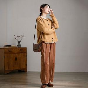 Single-Breasted Wool Comfort Cardigan