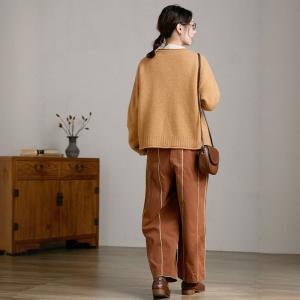 Single-Breasted Wool Comfort Cardigan