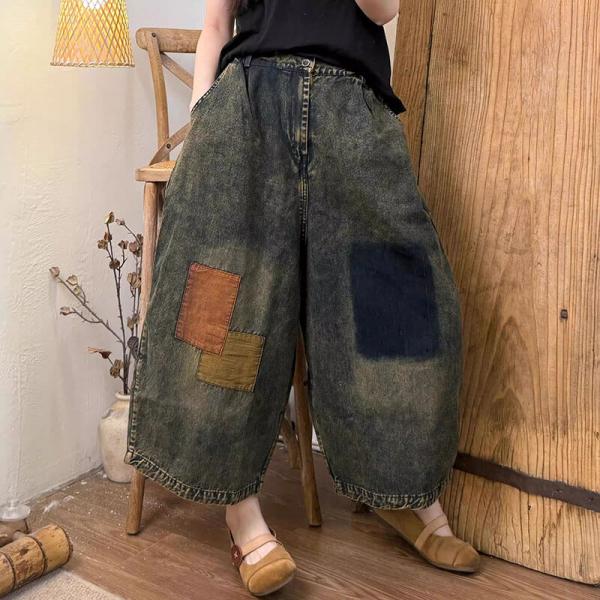 Street Denim Multi-Color Blue Light comfy gypsy baggy lazy day 90s 