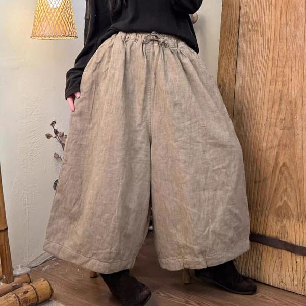 Casual 100% Linen Solid Color Beige Black Salt Red comfy western lazy day slouchy baggy resort travel 