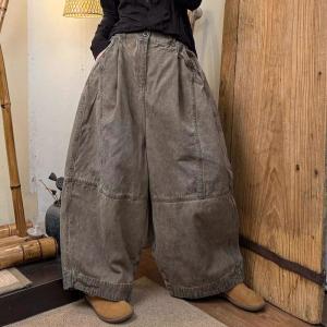 High Waist Light Khaki Stone Wash Jeans