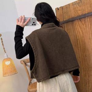 Random-Colored Pockets Oversized Waistcoat