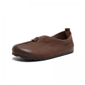 Lazy Day Cowhide Working Comfort Flats