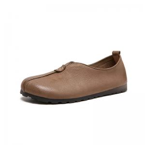 Lazy Day Cowhide Working Comfort Flats