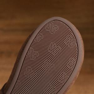 Buckle Straps Leather Round Toe Mary Jane Flats