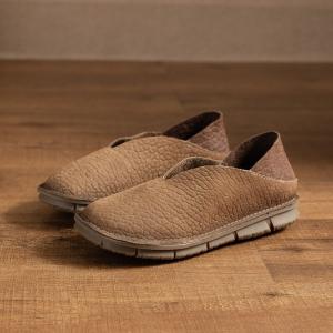 Comfortable Soft Leather Handmade Mom Flats