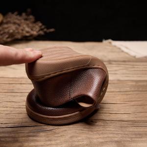 Lazy Day Leather Tied Flats for Women