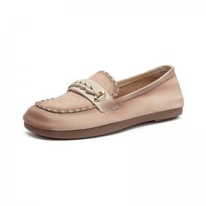 Business Chic Weave Buckle Leather Comfort Loafers