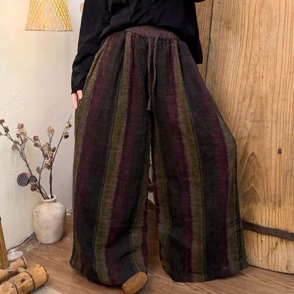 comfy tropical hawaiian resort travel rustic cottagecore slouchy lazy day Holiday 100% Linen Striped Stripes 