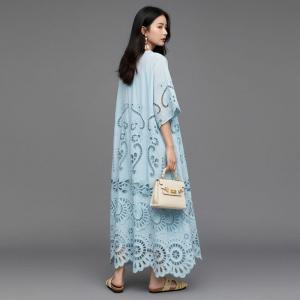 Handmade Crochet Cotton Loose Boho Dress