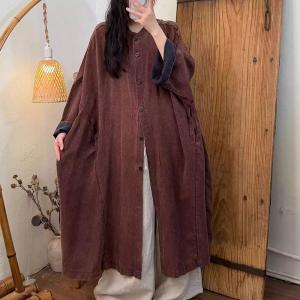 Sand Wash Linen Midi Oversized Trench Coat