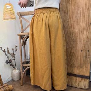 Sand Wash Linen Summer Palazzo Pants