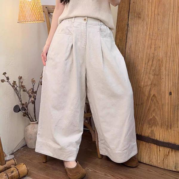 Casual Cotton Linen Solid Color Beige Blue comfy baggy lazy day 90s monochrome rustic cottagecore 