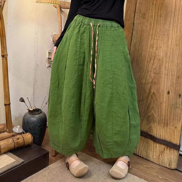 Casual 100% Linen Solid Color Green Dark Pink Beige Red Black Purple Coffee Ginger comfy cottagecore rustic hawaiian tropical slouchy lazy day travel resort 