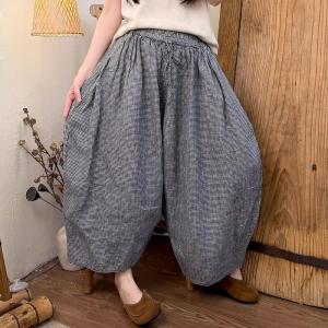 Casual Versatile Linen Ankle Dad Pants