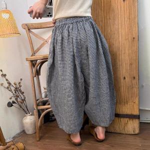 Casual Versatile Linen Ankle Dad Pants