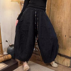 Versatile Comfort Linen Balloon Pants