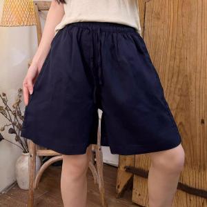 Summer Wide Leg Comfy Linen Shorts